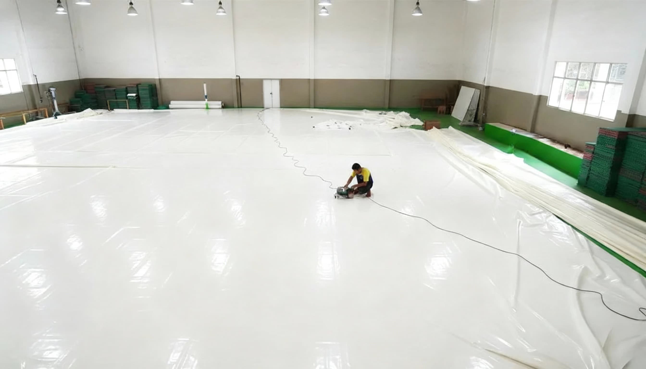 Fabrikasi Atap Membrane