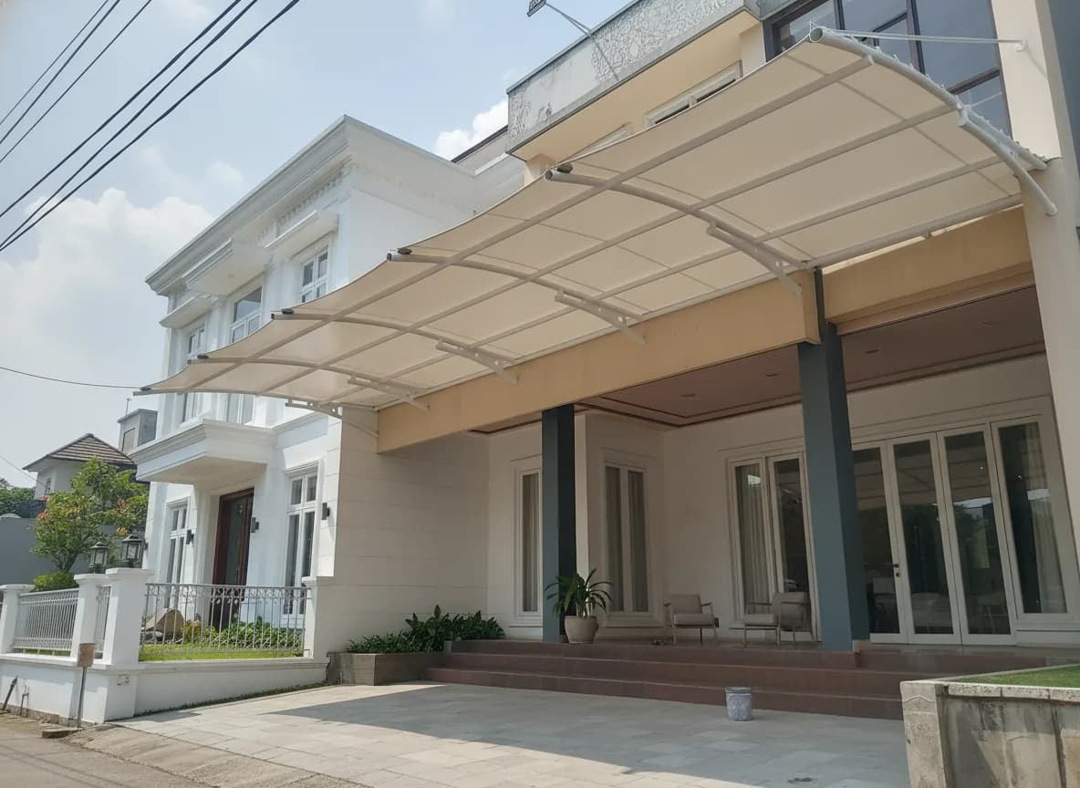 Proyek Tenda Membrane Kanopi Membran Carport