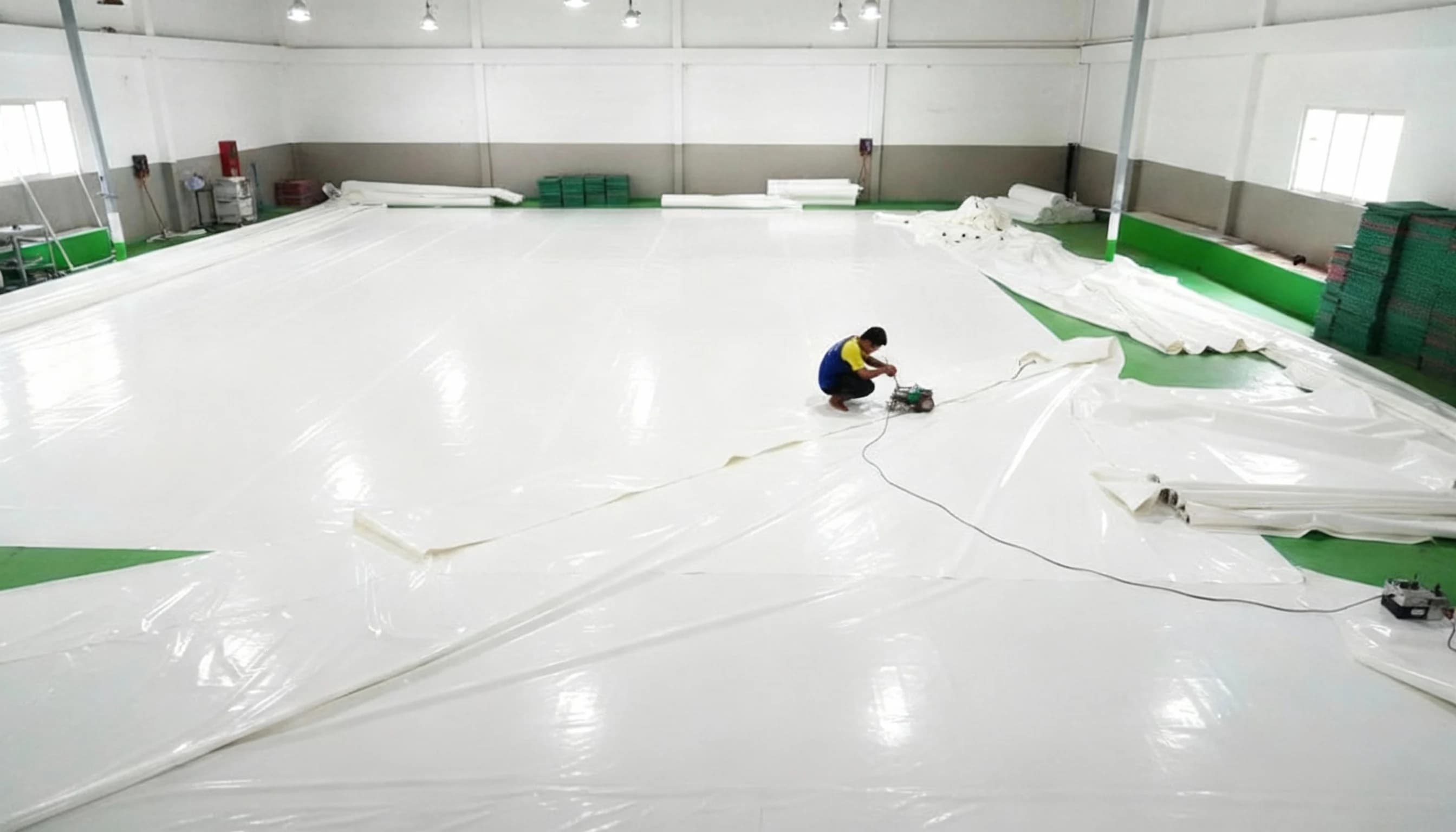 Fabrikasi Atap Membrane